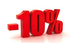  10 %    