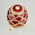 Копия Фаберже 3193-002 яйцо шкатулка, красное, 8