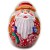 Новый Год и Рождество елочная игрушка яйцо резное Дед Мороз ПГ