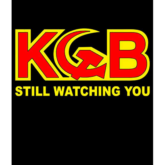 Футболка L 83, КГБ,  KGB STILL WATCHING YOU, L