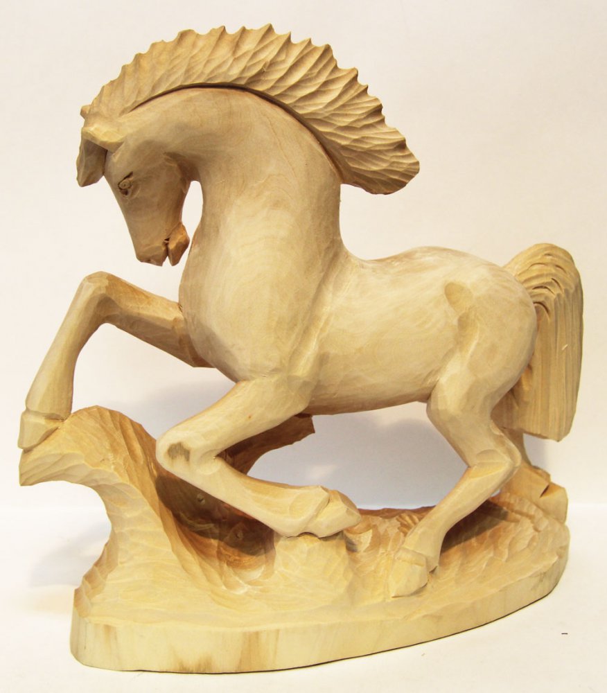 Богородская игрушка резная игрушка конь