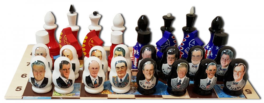Шахматы СССР и США, президенты