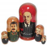 Матрешка политические лидеры Ленин