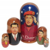 Матрешка политические лидеры Уго Чавес