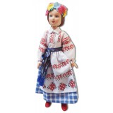Кукла фарфоровая Белорусский наряд, Витебская Губерния