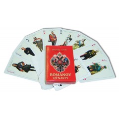 Карты игральные 900-IR Императоры России красные 55 листов