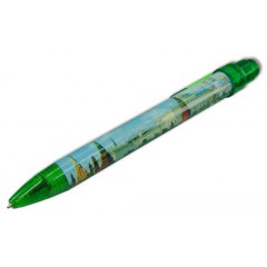 Ручка 464-17-G cувенирная Москва Панорама зеленая
