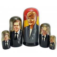 Матрешка политические лидеры Ангела Меркель