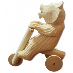 Богородская игрушка Мишка мотоциклист
