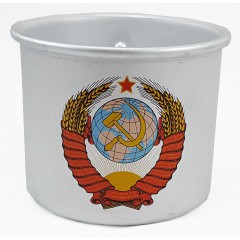 Кружка алюминиевая, Герб СССР