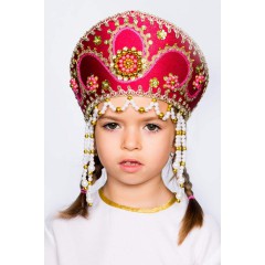 Русский народный костюм КОКОШНИКИ Кокошник Алина АЛИ-00-10-00, 11 см