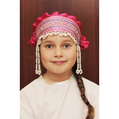 Русский народный костюм КОКОШНИКИ Кокошник Инна ИНН-00-06-00, 6 см