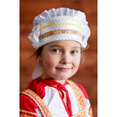 Русский народный костюм КОКОШНИКИ Кокошник Настенька НАС-00-11-00, 8 см