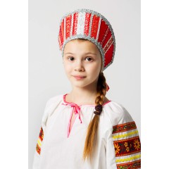 Русский народный костюм КОКОШНИКИ Кокошник Марья МИС 00-01-00, Высота 11 см