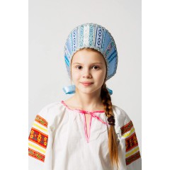 Русский народный костюм КОКОШНИКИ Кокошник Марья МИС-00-03-00, Высота 11 см