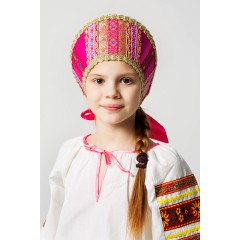 Русский народный костюм КОКОШНИКИ Кокошник Марья МИС-00-05-00, Высота 11 см